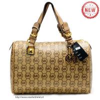 michael kors logo monogram groot bruinen boekentassen Outlet Ebay y9dpg247